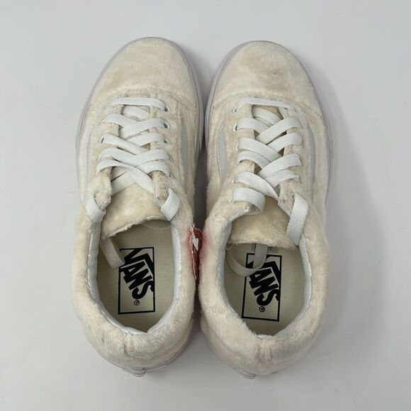 Vans Old Skool Sherpa Turtledove Sneakers Women’s Size 7 Men’s 5.5 - Picture 6 of 8